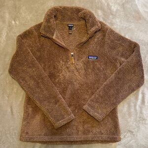 Patagonia Caramel Color Fuzzy Fleece Half-Zip Pullover